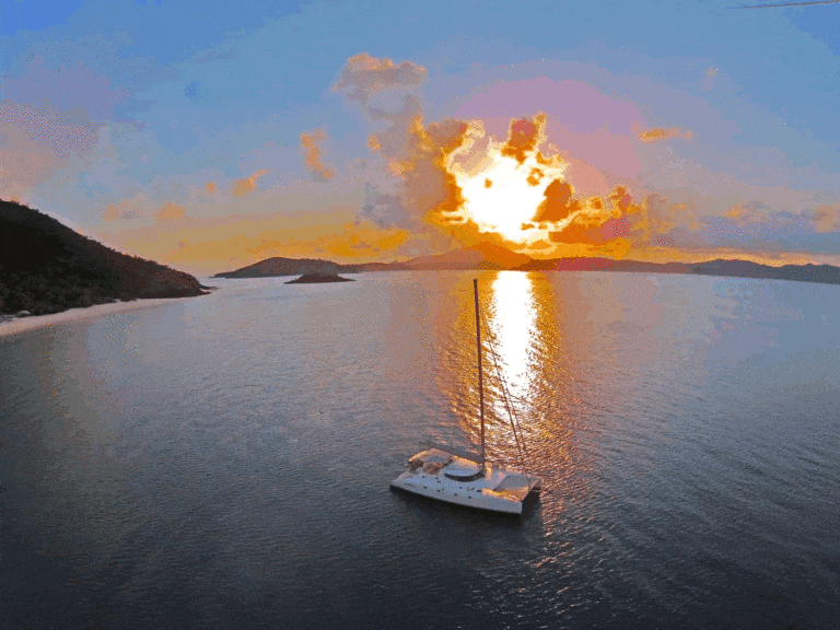 skippered catamaran whitsundays