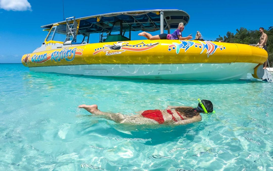 Ocean Rafting  Southern Lights Tour Ultimate Whitehaven Beach