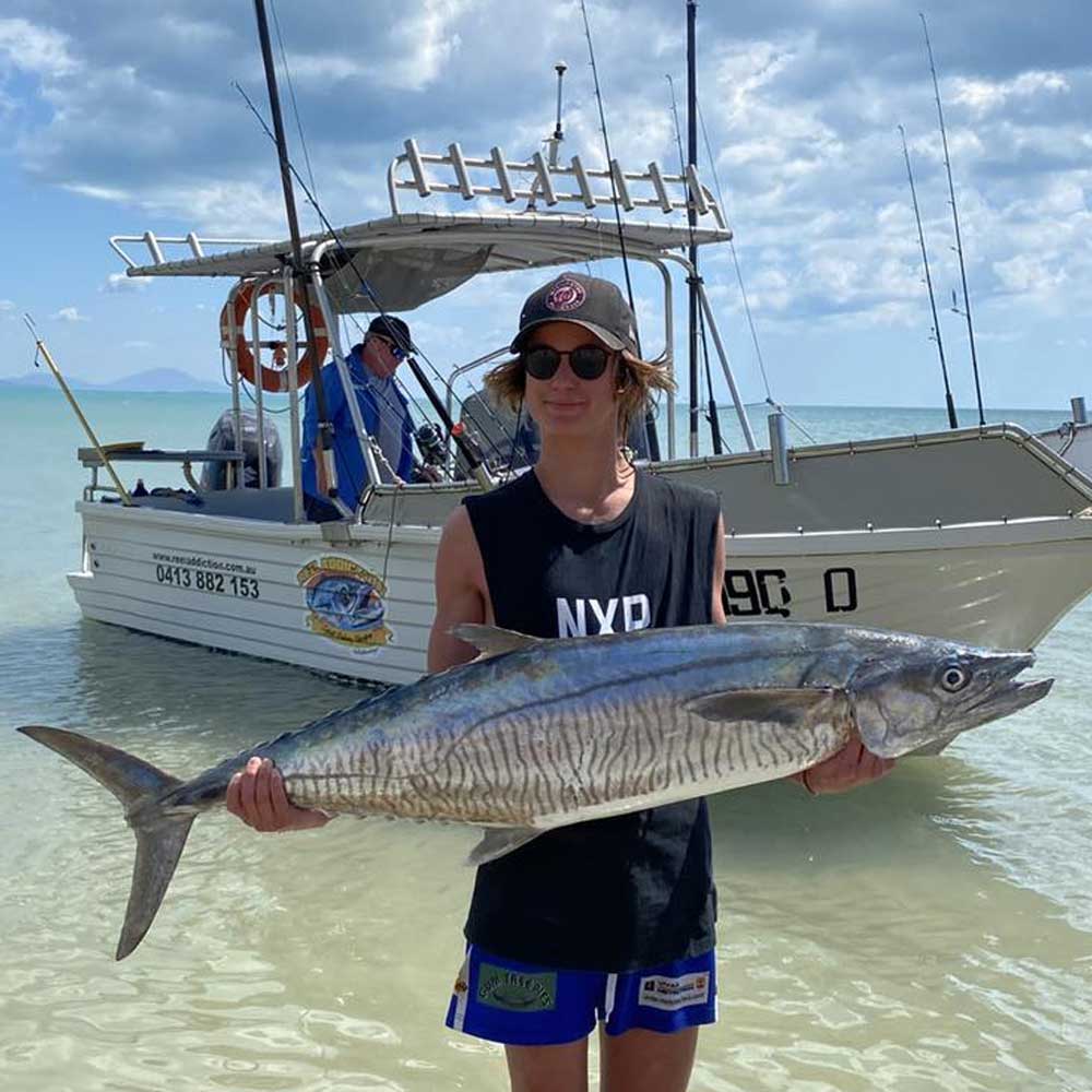 large fish caught on a Airlie Beach Fishing Charter