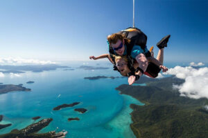 Skydiving over the Whitsunday Islands